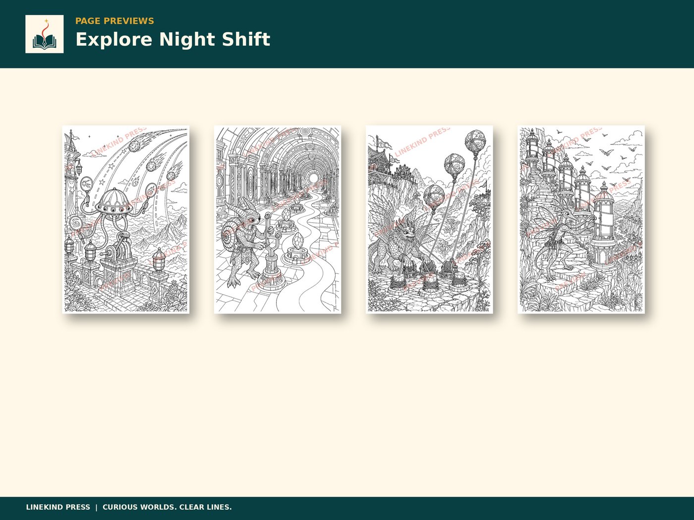 Monsters After Hours: Night Shift: Podgląd stron / page previews
