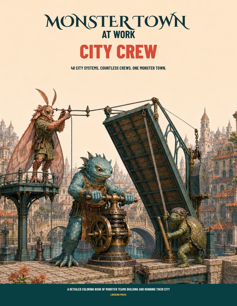 Monster Town at Work: City Crew cover