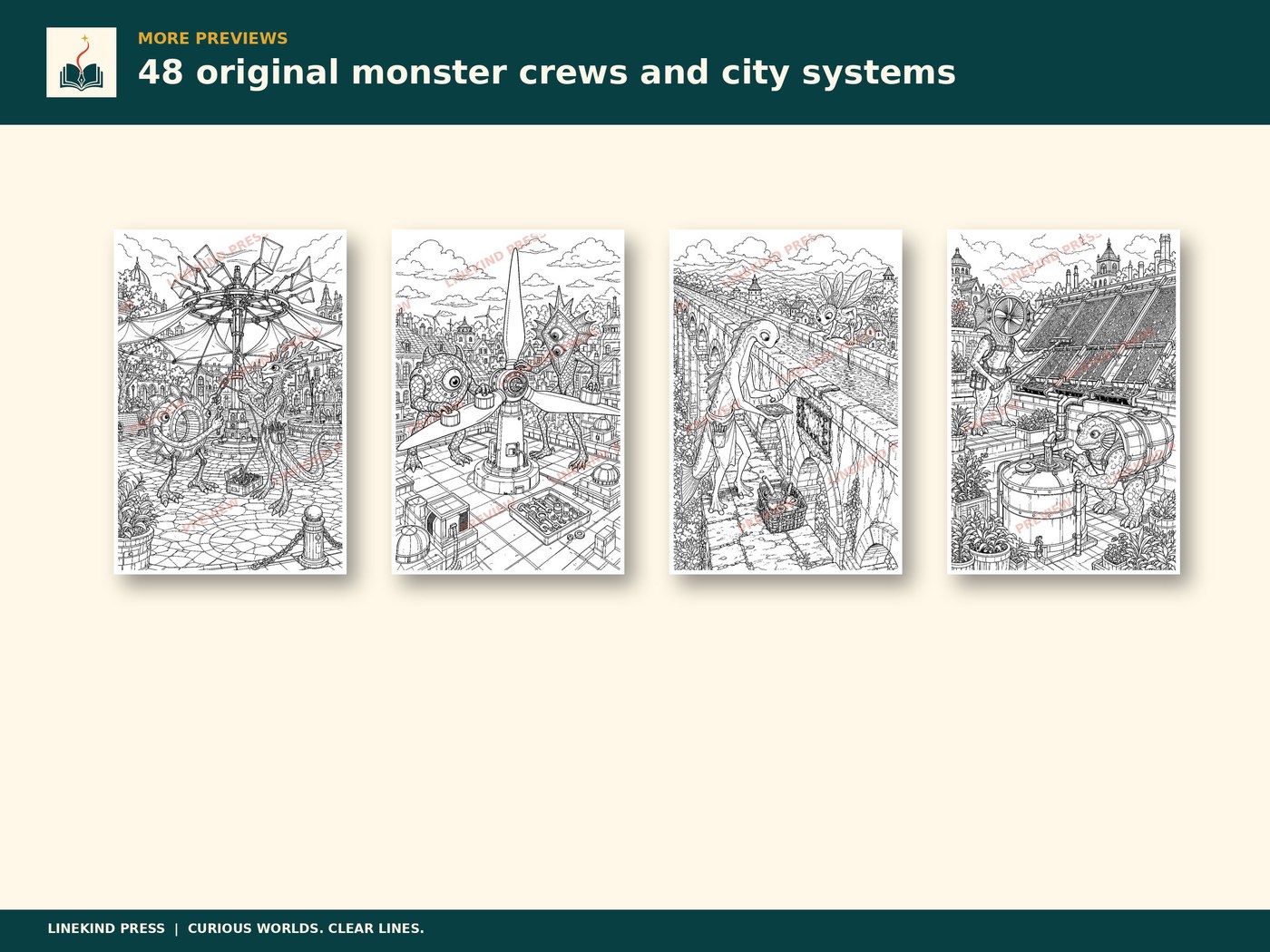 Monster Town at Work: City Crew: More page previews