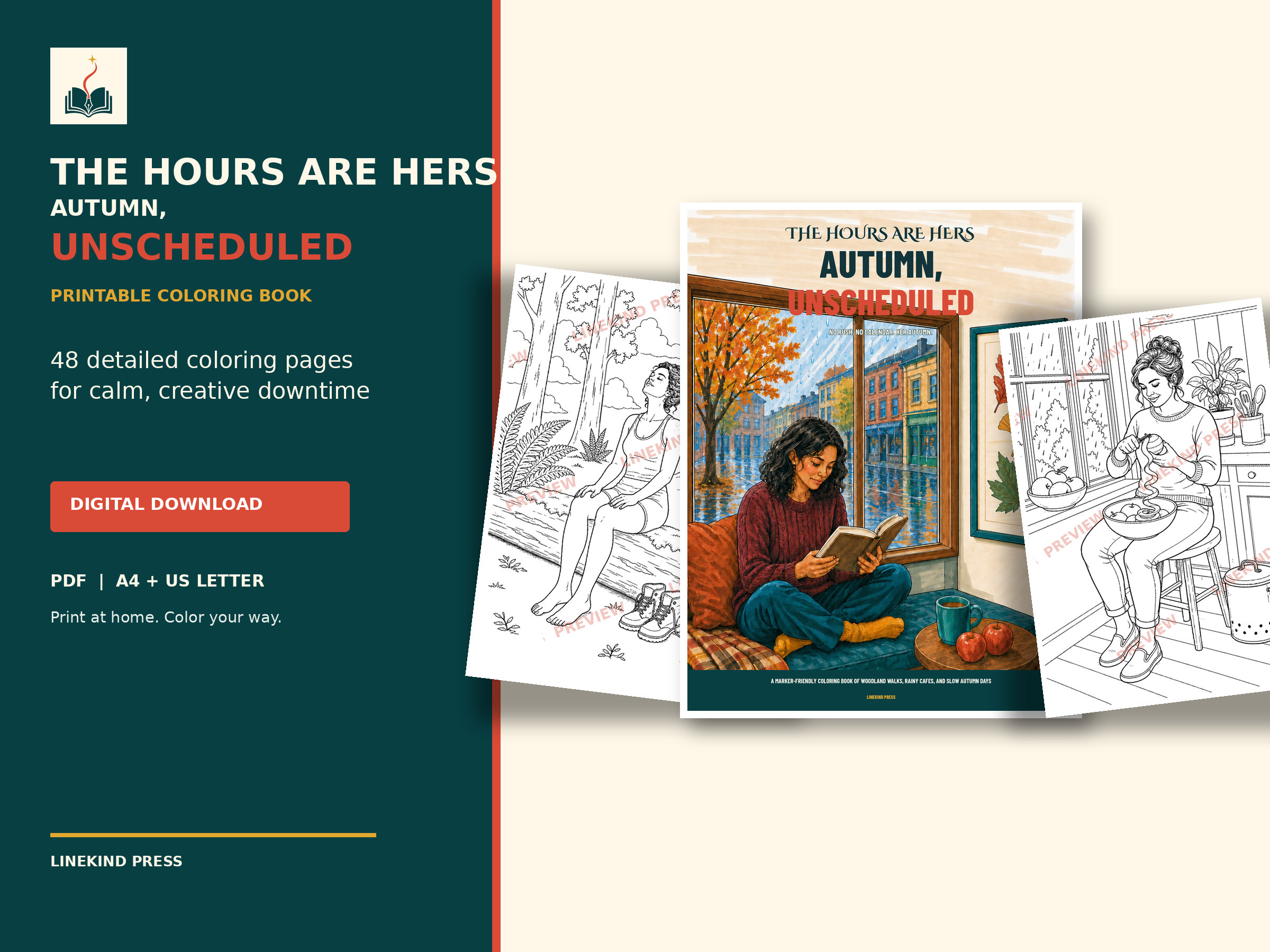 The Hours Are Hers: Autumn, Unscheduled - cover digital download